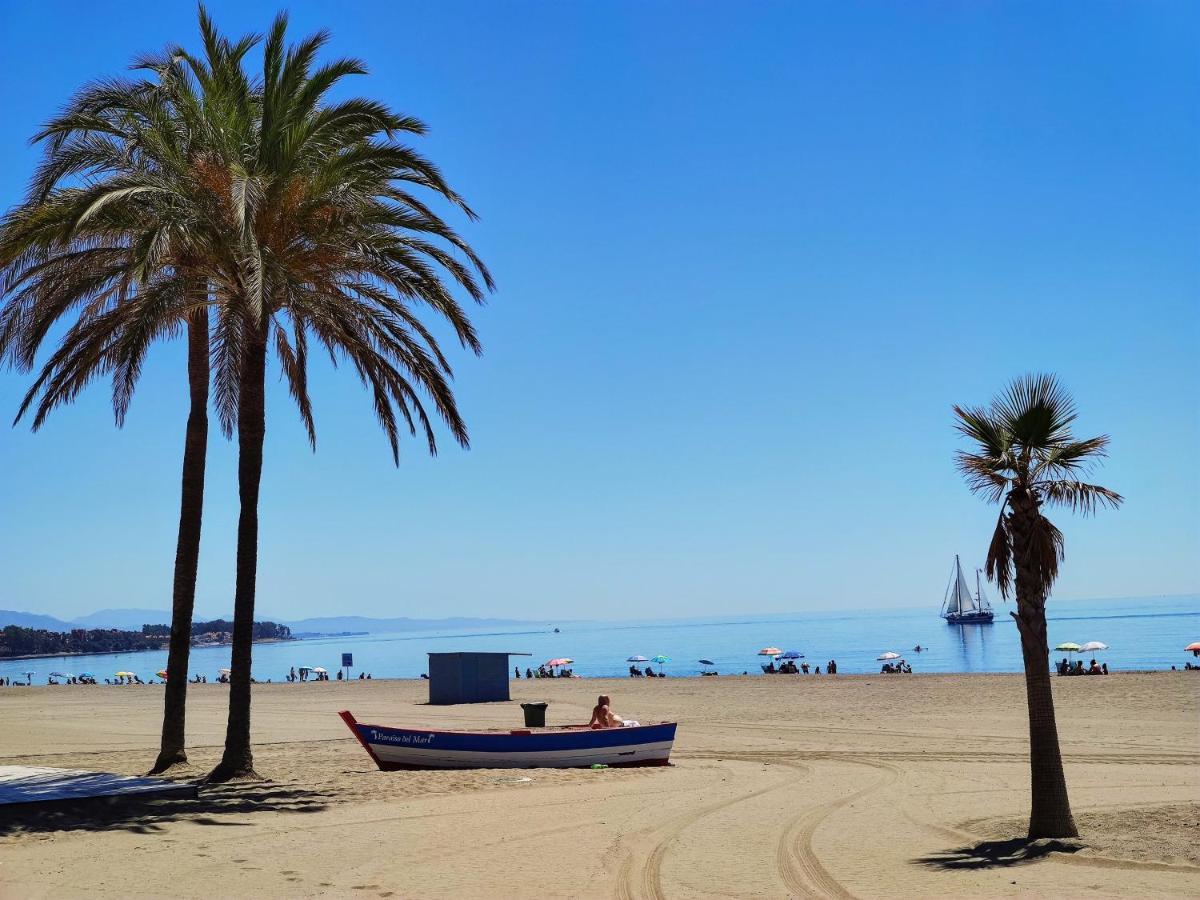 Spacious Beachfront Town House In Estepona With Fully Equipped Kitchen, Pools, Garden, Sea View Bagian luar foto